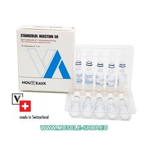 Stanozolol Injection 50 mg/ml 10x1ml - Nouveaux LTD