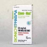 Bioniche Pharma - Clomi-Med - 50 Mg/60 Tablets