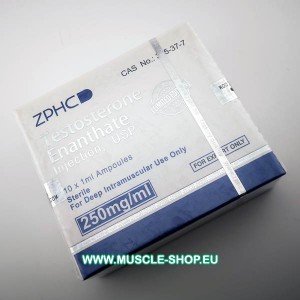 Testostérone Énanthate 250mg/ml 10x1 Ampoules ZPHC