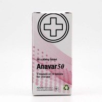 Oxandrolone  (Anavar) 50 x 50mg tablets