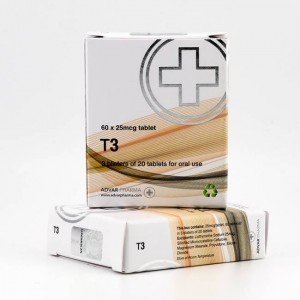 T3 Liothyronine Sodium 50 x 25mcg tablet Advar Pharma